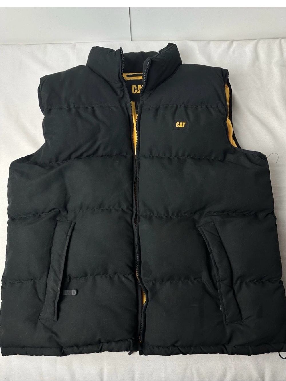 CAT Bodywarmer Gilet Caterpillar Arctic Zone Water Resistant Insulated Vest XL